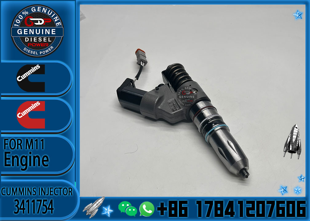 3411756 Recommended M11 Diesel Engine Injector Fuel Injector Assembly 3411754 for Construction Machinery Parts from Xian