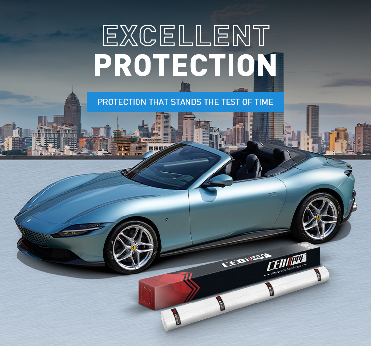 7.5Mil TPU PPF Car Paint Protection Film Self-Healing Clear Matte 10YR Warranty