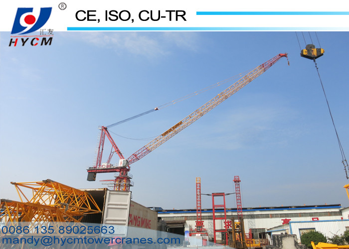 1250KN.m Rated Lifting Moment 50m Tower Crane Boom Length Fixed Jib Crane D5020 Luffing Boom Crane