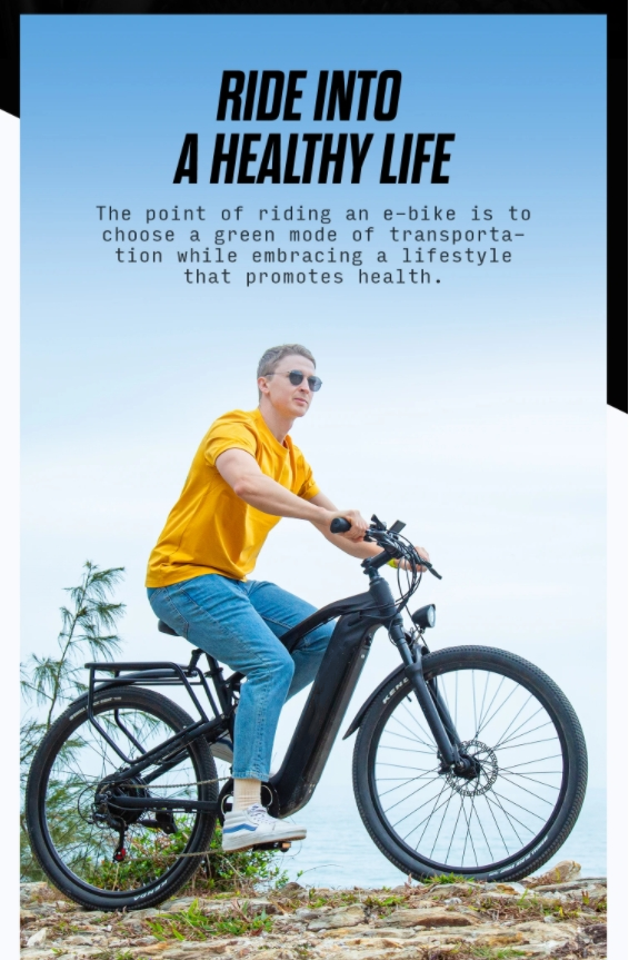 500W 27.5 Inch Electric Mountain Bike Aluminum Alloy Frame Full Suspension Ebike