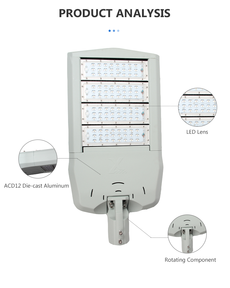 5- Customized IP66 Road Project Lighting 100W 150W 200W 250W 330W LED Street Light