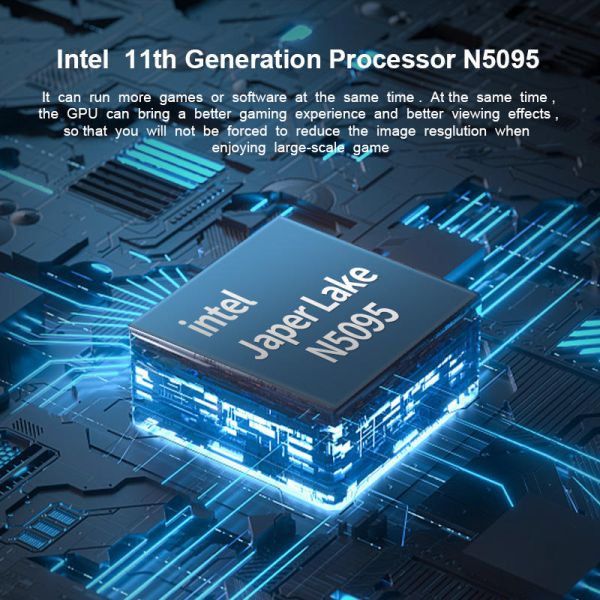 Customized OEM 15.6 Inch Laptop Computer with 1920X1080 Resolution and 2.8GHz N5095 Processor