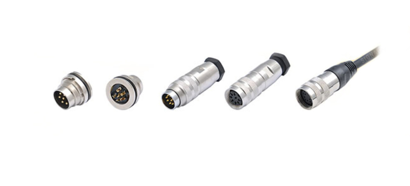 IP68 socket male female flange panel mount solder type m16 5pin AISG connector