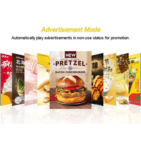 32-inch Dual-Screen Ultra-Thin Self-Service Ordering Touch Screen All-in-one Machine with Gesture Control