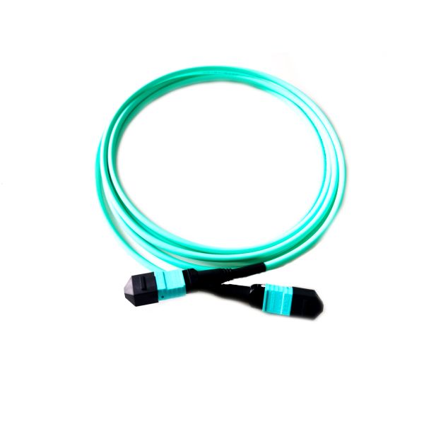 Multimode 8 core MPO-MPO 3.0mm 1m Fiber Cable For Local Area Networks Durable