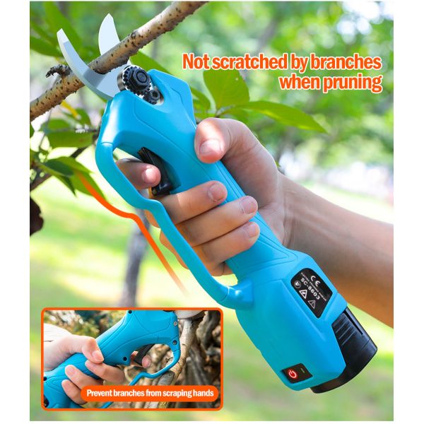 Swansoft 28mm 16.8V 16.8V 무선 정리기 리튬 이온 정리 전단 효율적인 가위 분재 전기 나뭇 가지 정원 도구 전기 SC-8603