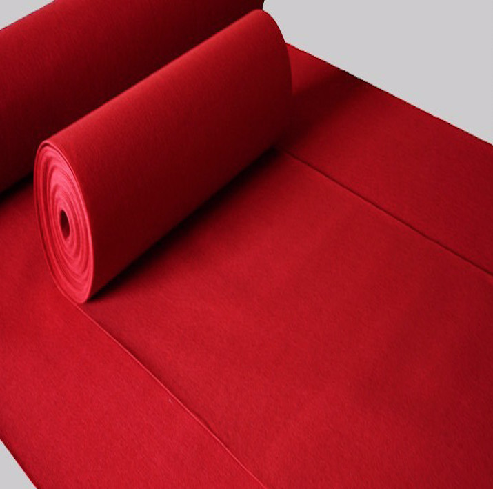 Exhibition carpet Disposable carpet Polyester material roll