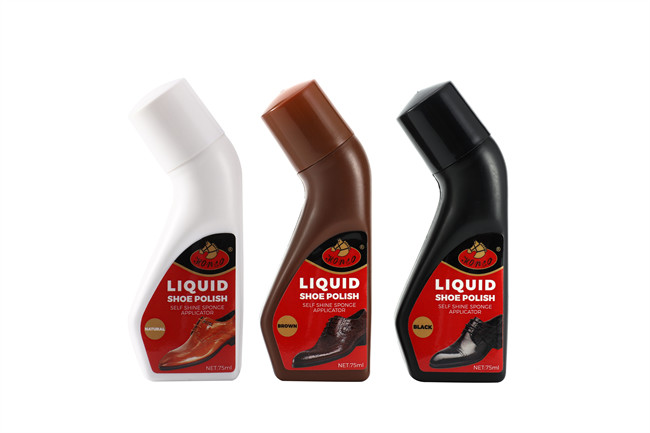 Black Neutral Liquid Wax Shoe Polish Shine And Protect Leather Shoes Brown Wax