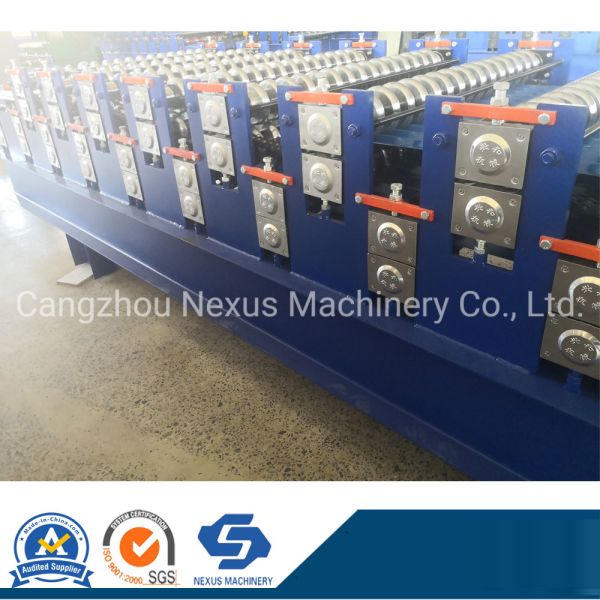 Corrugated Trapezoidal Pattern Cold Bending Machine Roofing Metal Roof Tile Roll Forming Machine