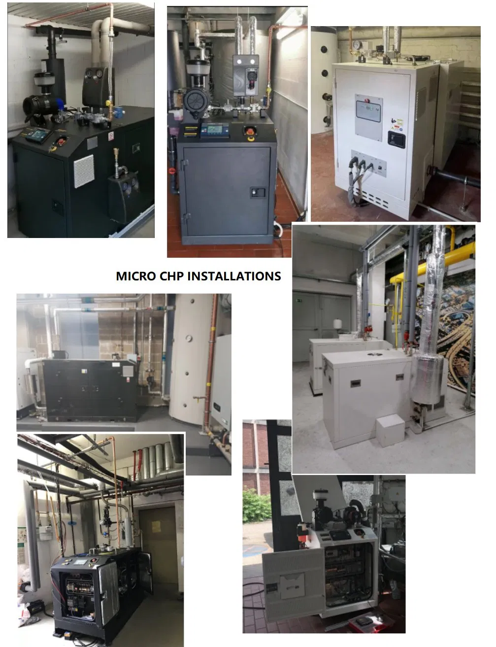 Low Noise Silent 8kw 10kVA Natural Gas Micro CHP Bhkw Manufacturer