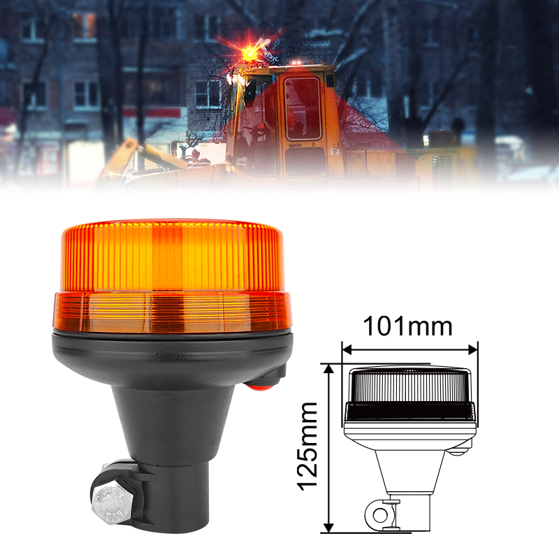 IP65 Powerful Leds Road Maintenance Vehicles Rotating Warning Light
