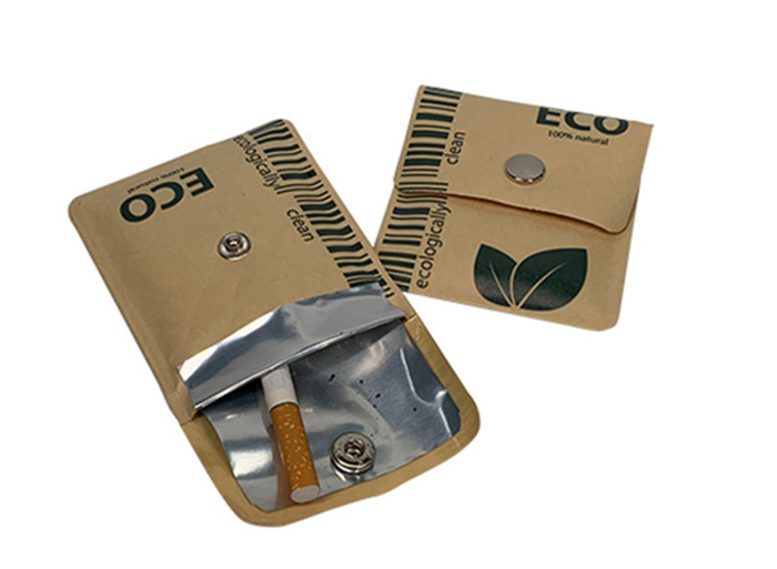 Eco Friendly EVA Plastic pocket Portable Ashtray Pouch 8cm x 8cm