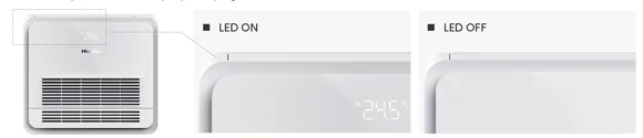 Hisense Console Hidden Display