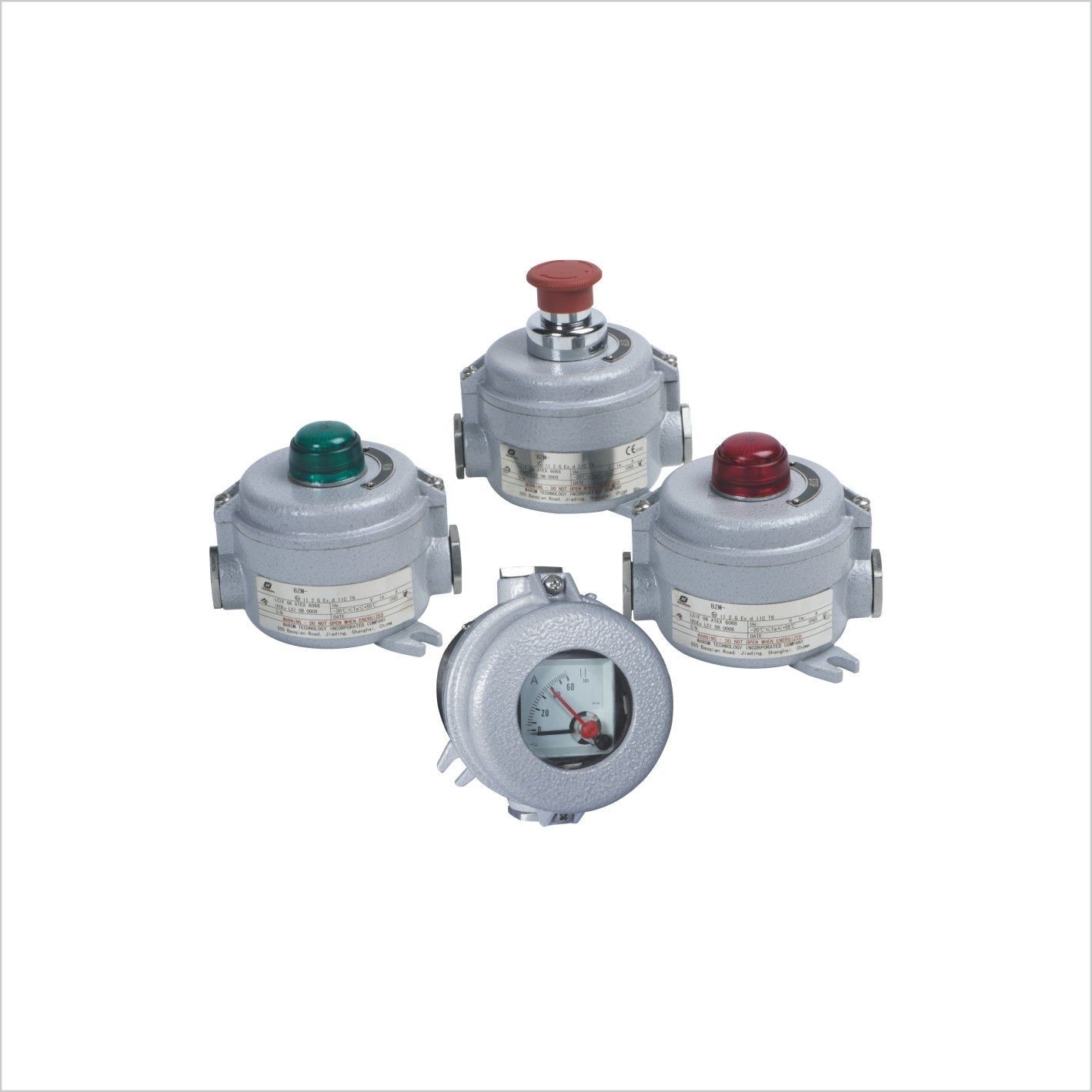 BZA85 Series Aluminium Control Unit System Explosion Proof Hazardous Areas