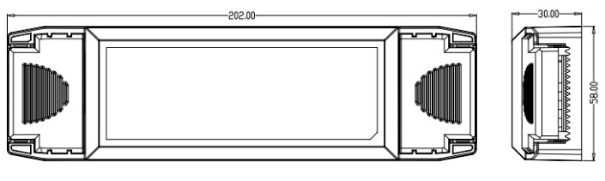 Three in one DALI2 PUSH 1-10V Dim LED driver 60W with 5 years warranty
