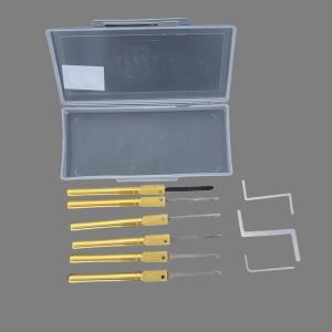 6pcs Locksmithing Tools Compact Padlock Picking Tools With Padlock