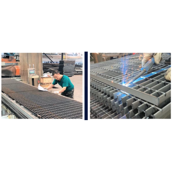 Galvanized Steel Walkway Grating for Plants High Load Bearing Floor Grating