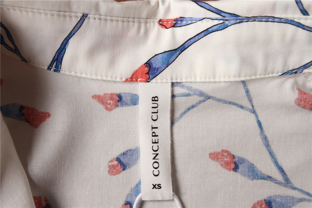 100% Cotton Stockpapa Womens Casual Print Shirts