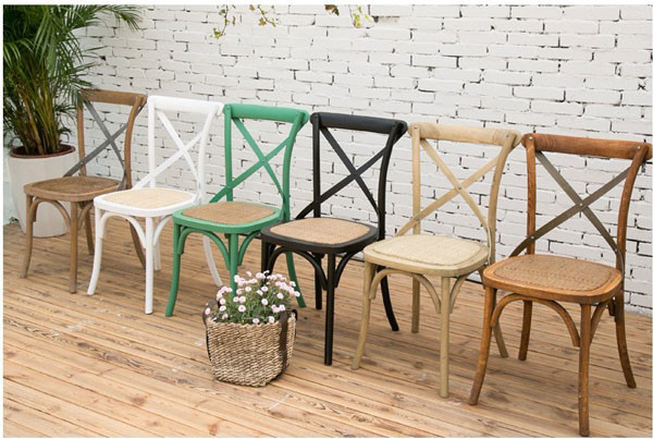 Wooden Crossback Chairs Wedding Hire Furniture Royal Fancy 42.5x43x88cm