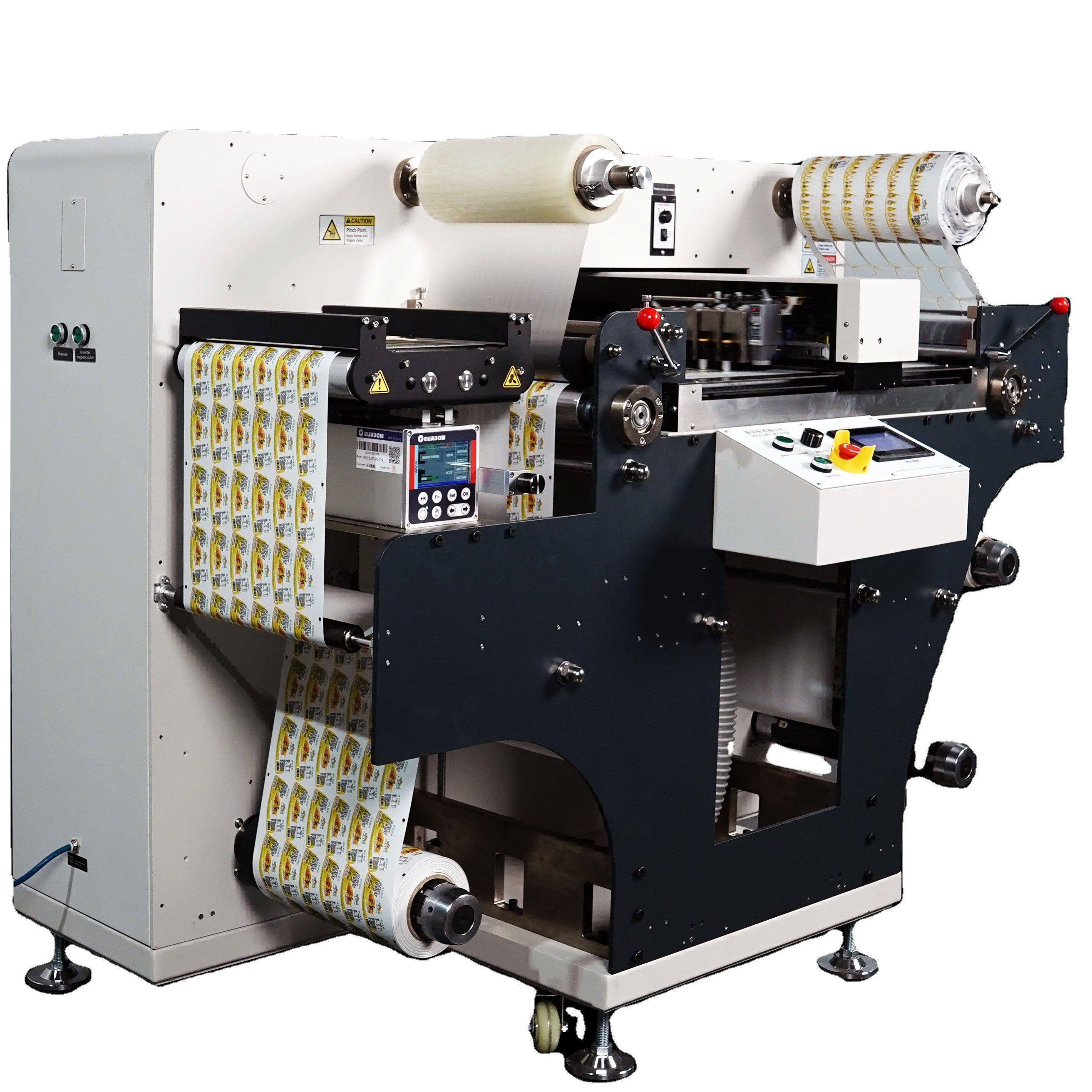 Quality Digital Paper Cutter Die Cutting Machine With Slitting And Rewinding for sale