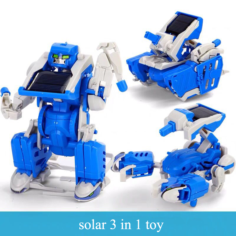 Promotional Solar Robot Educational Toys Solar Powered 3 in 1 Robotic Stem Novelty & Gag Toys