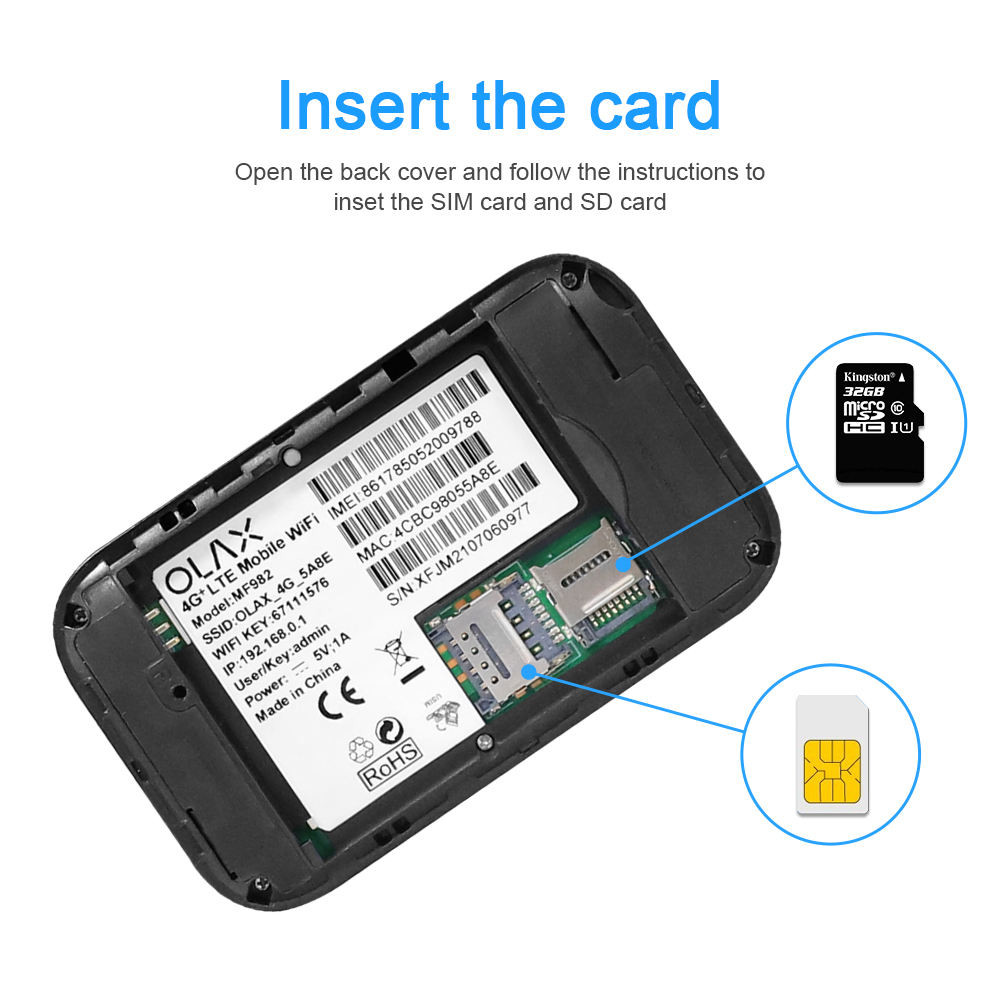 Wireless Mobile Pocket Wifi MF982 4G 150mbps Smart MINI Mobile Portable Hotspot 3G 4G Lte Wireless Wifi Pocket Router
