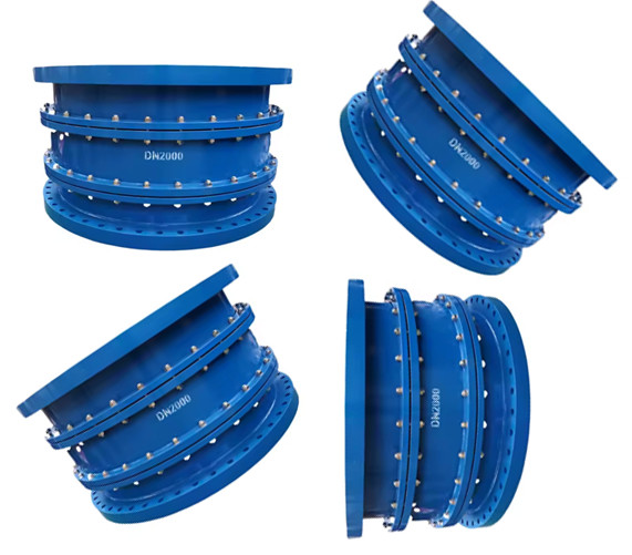 Flexible D-Type High Deflection Metal Pipe Expansion Compensators Stainless Steel 304/316 Flange