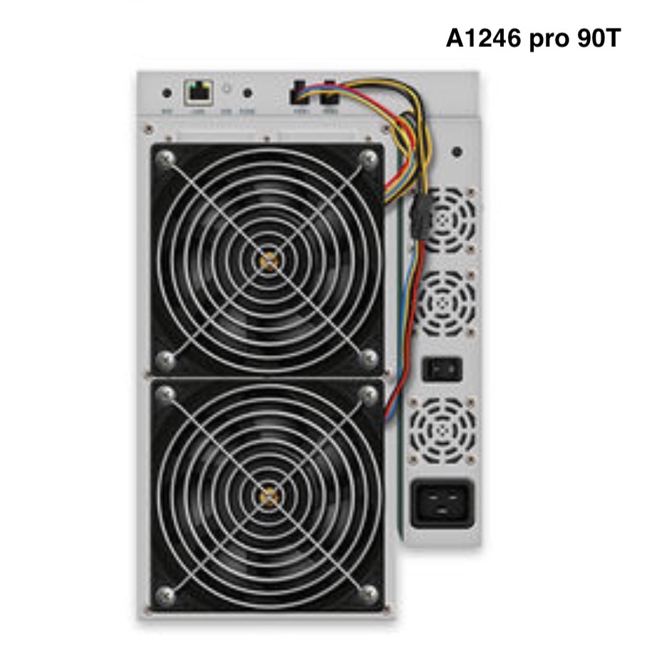 Asic Blockchain Bitcoin Miner Machine 3420W 90th/S Canaan Avalon A1246 Pro