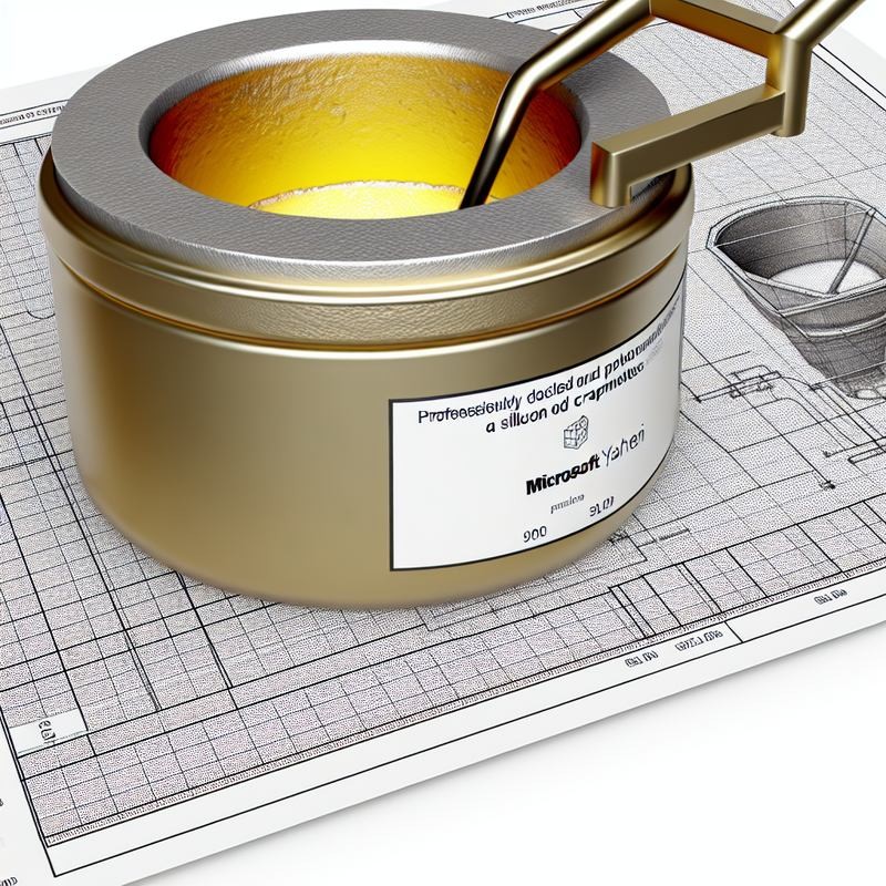 High-Performance Professional Gold Melting Crucible with Silicon Carbide