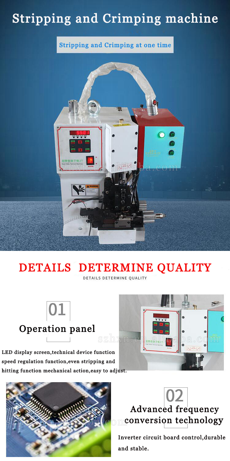 0.3-0.4mpa Air Source Wire Cutting Stripping And Crimping Machine for Precise Crimping