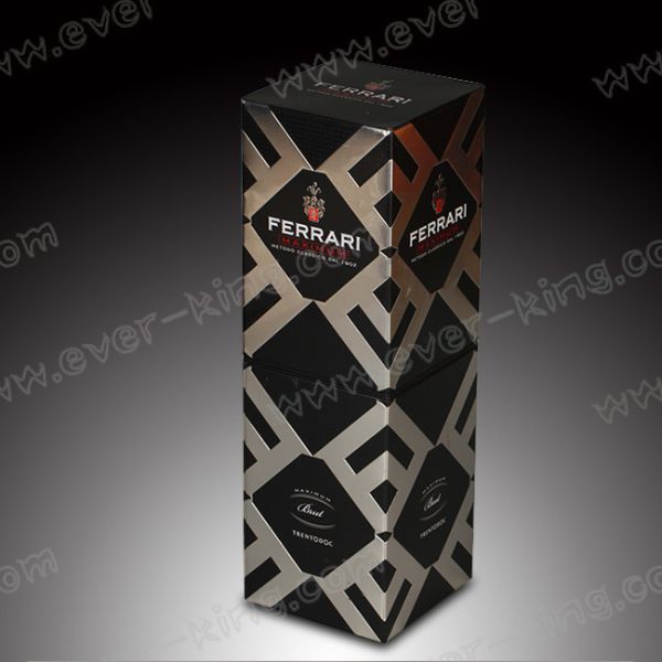 0.25mm Box Wine Packaging , Tinplate Packing Boxes For Drinking Glasses