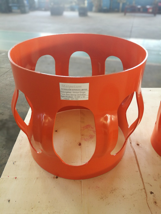 Quality Integral Single Piece Centralizer With Excellent Hardness 65Mn Steel for sale