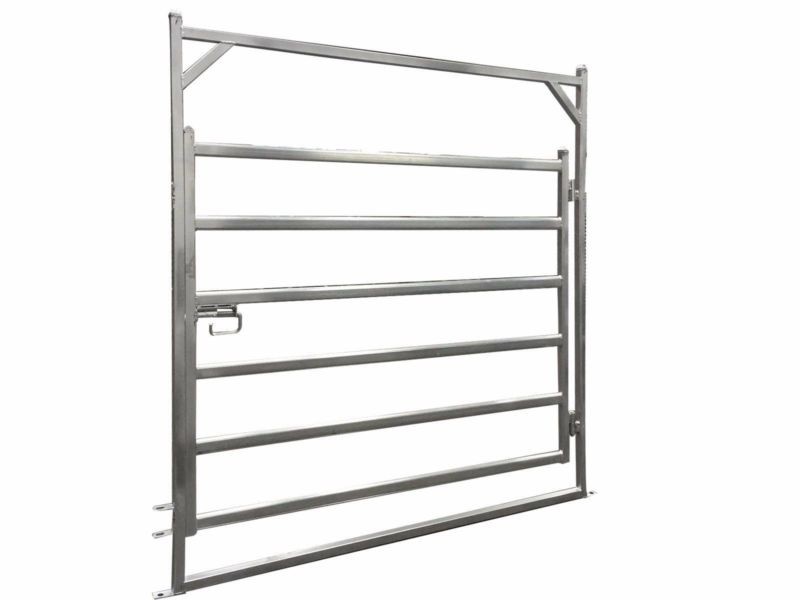 HDG Sheep / Cattle Yard Panels Stockyard Corral Panel With Oval Tubing