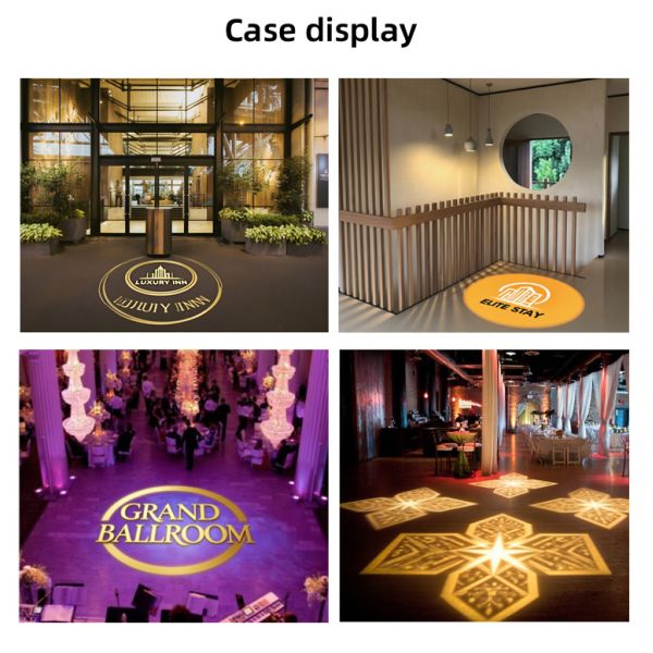 Led Gobo Projector 40w Led Projector Indoor Projection Lamp Gobo Custom logo Welcome Light Led Projector