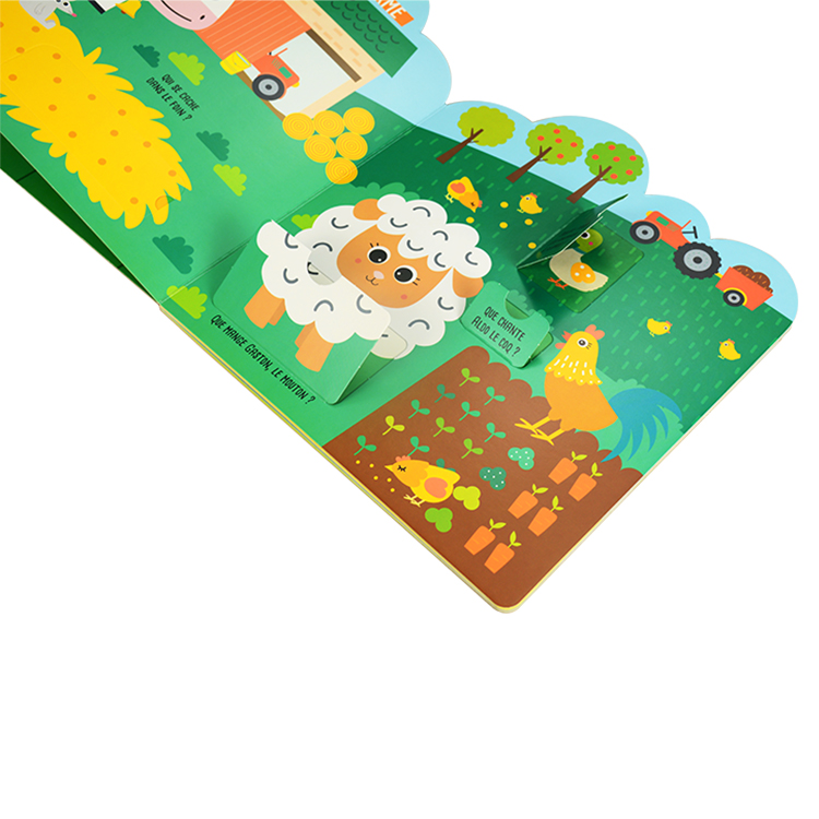 C1S Art Paper Photo Board Book Printing , Hardcover Lift Flap Books