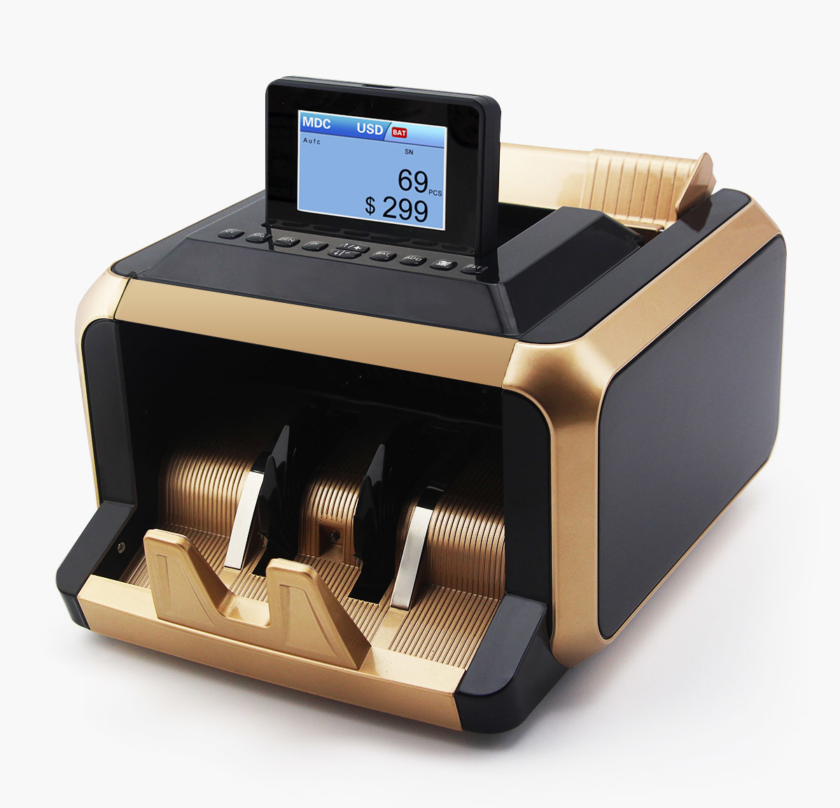 Professional Multi Currency Value Automatic Money Counter Counterfeit Detection EURO VALUE COUNTER DETECTOR for banks