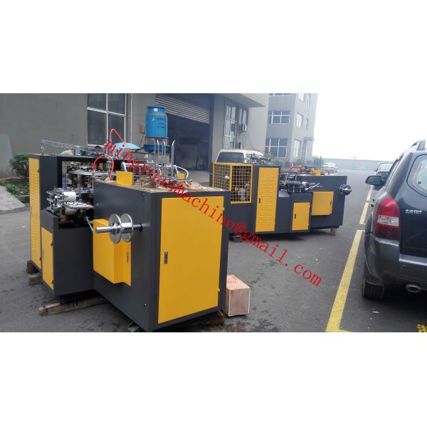 Colorful Printing Ice Cream Paper Cup Making Machine With Self Lubrication System