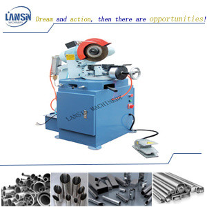 China Semi Automatic Metal Pipe Cutting Machine 300-450mm 3kw 90W on sale