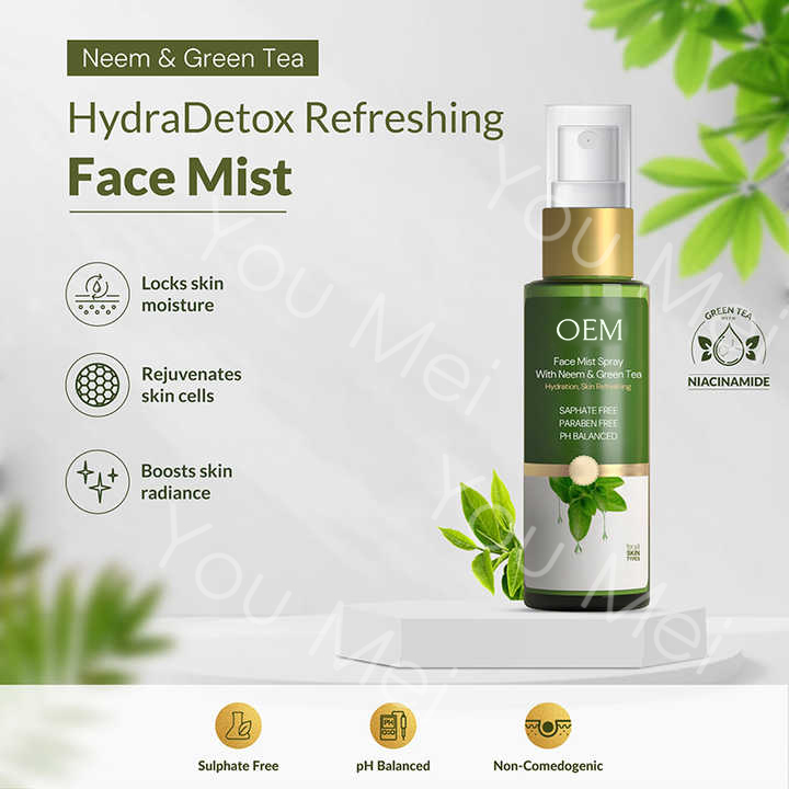 Customized Collagen Niacinamide Vegan Skincare Gift Set Package Oil Control