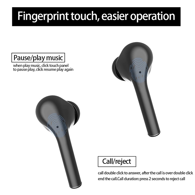 Fashion Noise Cancelling Sport Running Wireless Bluetooth Earphone