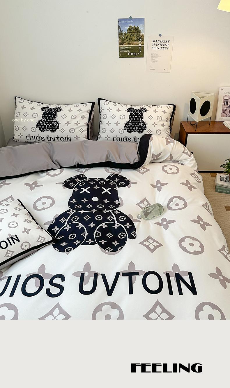 100% Polyester White Bedding Set for Wedding Luxury Bedspreads and Sheets Collections