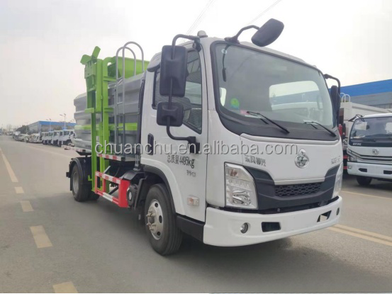 4*2 Compaction Garbage Compactor Truck For Refuse Compression Collection