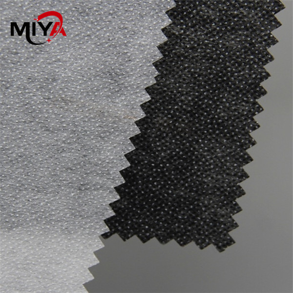 70% Polyester 25gsm 100gsm Non Woven Interlining Fabric 100cm