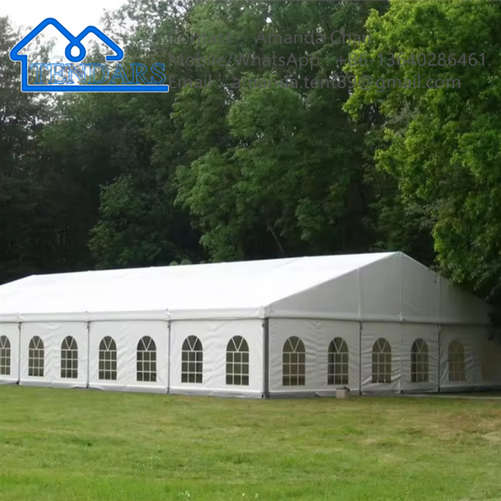 White Custom Large Capacity Aluminum Alloy Marquee Party Event Large Wedding Tent