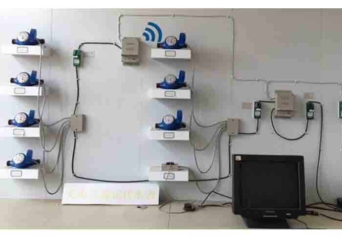 AMR smart water metering by multi jet water meter and wired Mbus transmit DN15-DN300