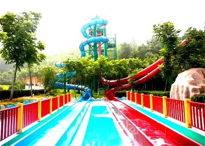 Smooth Anti Ultraviolet High Speed Water Slide 1 Rider / Time
