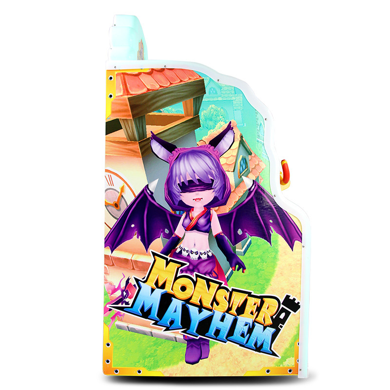 Lottery Ticket Monster Invasion Arcade Shooting Machine Coin Pusher Type