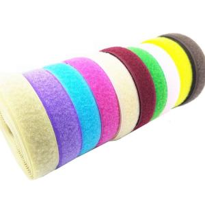 Customized nylon polyester self adhesive hook and loop strap
