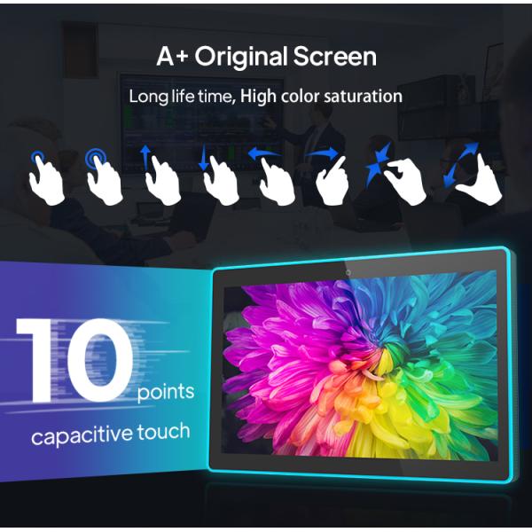 10.1 Inch Android Meeting Room Tablet with POE and LED Light Bar