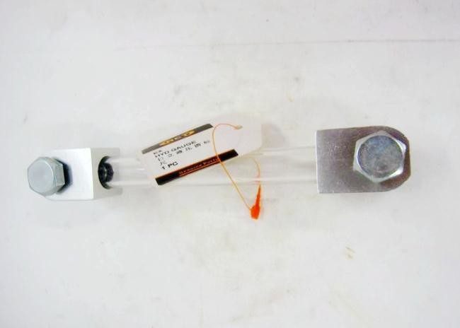 Silver Color Hitachi Excavators Spare Parts EX Hydraulic Gauge Aluminium Head